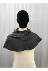 Cloakmakers.com H461-Lightweight Charcoal Grey Washable Wool Blend Hood