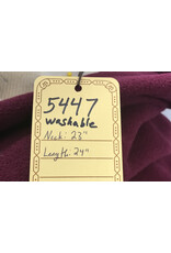 Cloakmakers.com 5447 - Washable Burgundy Fleece Ruana Cloak w/ Unlined Hood