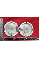 Cloakmakers.com Crusader Cross Cloak Clasp - Pewter