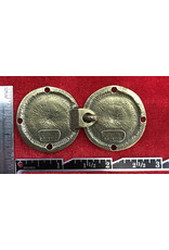 Cloakmakers.com Crusader Cross Cloak Clasp - Antique Bronze
