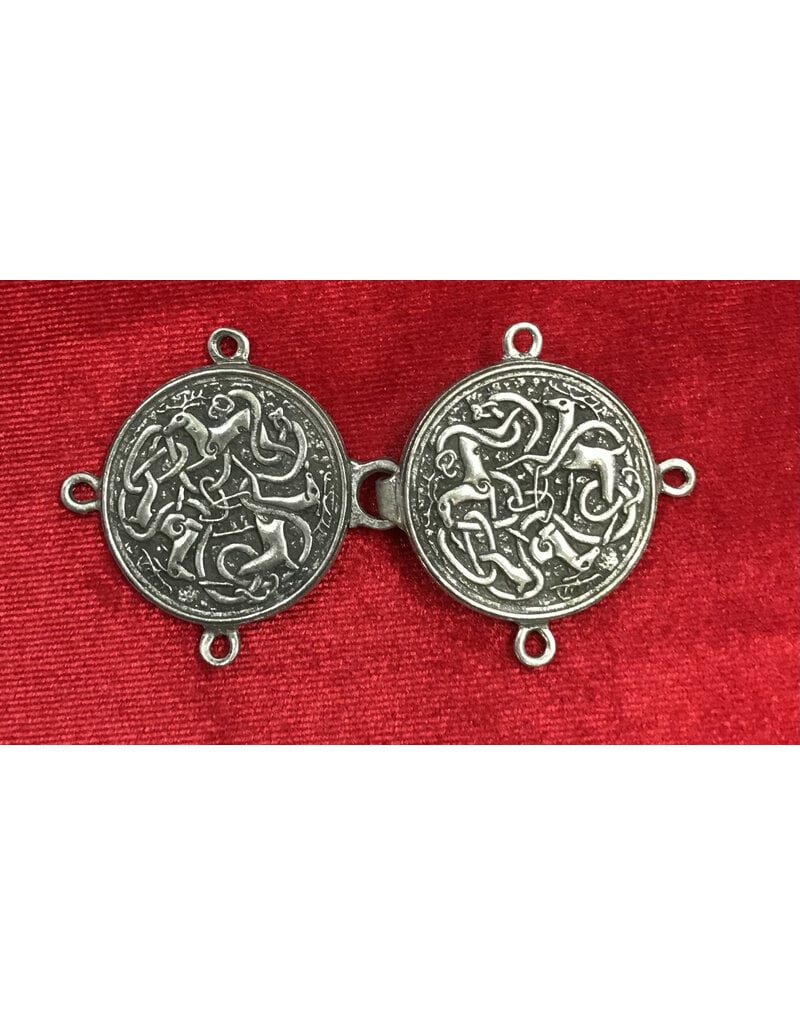 Cloakmakers.com Triple Stag Cloak Clasp