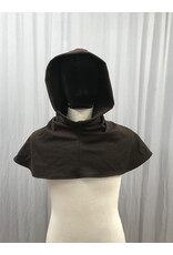 Cloakmakers.com H494 - Brown Hooded Cowl