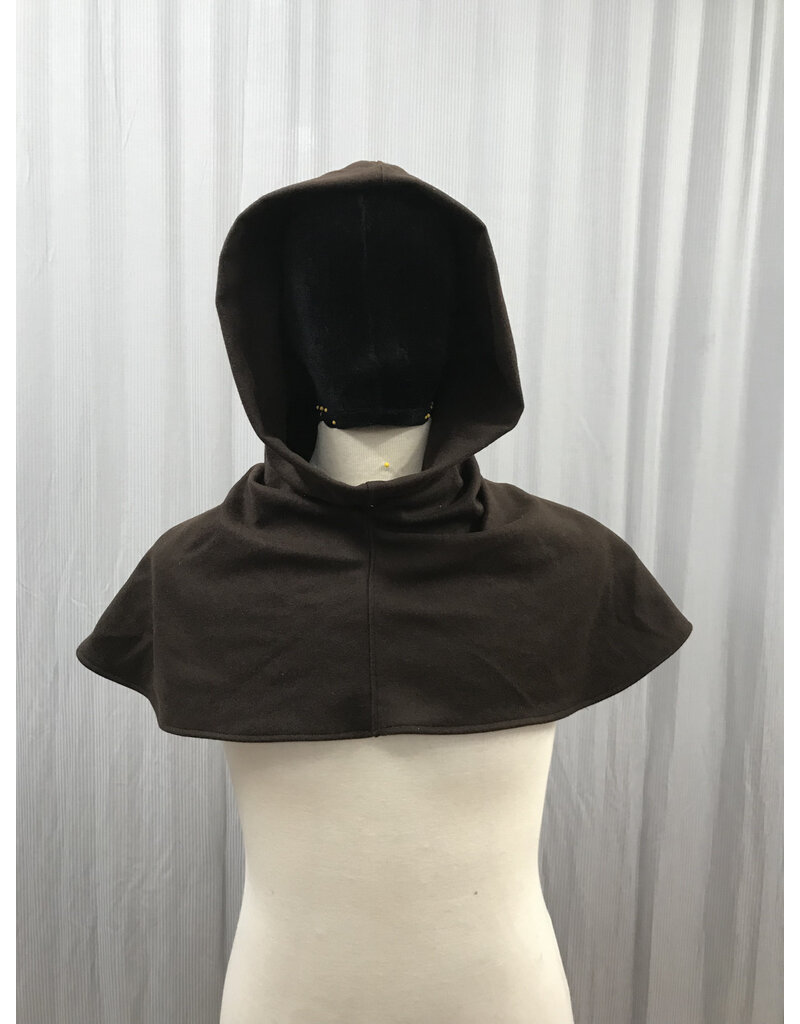 Cloakmakers.com H494 - Brown Hooded Cowl