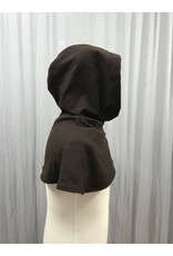 Cloakmakers.com H494 - Brown Hooded Cowl