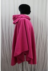 Cloakmakers.com 5489 - Washable Pink Ruana Cloak w/ Butterfly Sword Embroidery