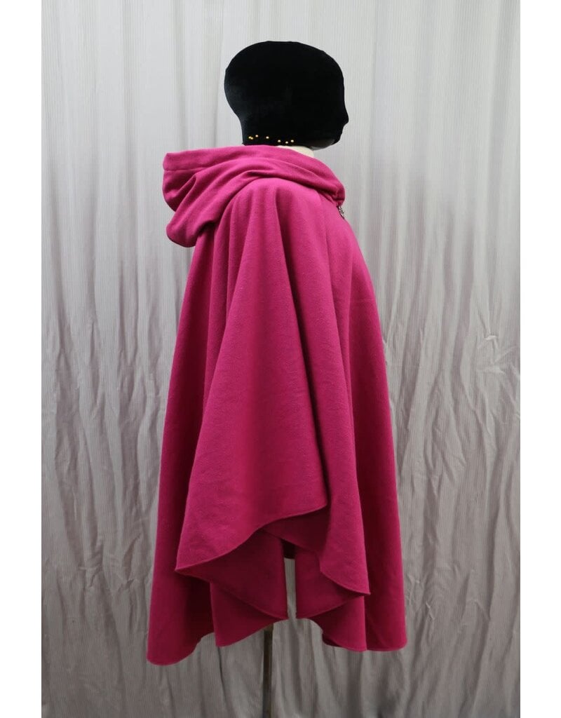 Cloakmakers.com 5489 - Washable Pink Ruana Cloak w/ Butterfly Sword Embroidery