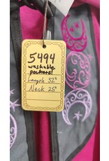 Cloakmakers.com 5494-Washable Hot Pink Cloak w/Triple Moon Embroidery, Pockets