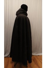 Cloakmakers.com 5500 - Brown Wool Blend Full Circle Cloak w/ Teal Moleskin Hood Lining