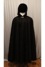 Cloakmakers.com 5500 - Brown Wool Blend Full Circle Cloak w/ Teal Moleskin Hood Lining