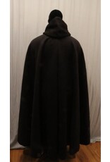 Cloakmakers.com 5500 - Brown Wool Blend Full Circle Cloak w/ Teal Moleskin Hood Lining