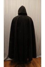 Cloakmakers.com 5500 - Brown Wool Blend Full Circle Cloak w/ Teal Moleskin Hood Lining