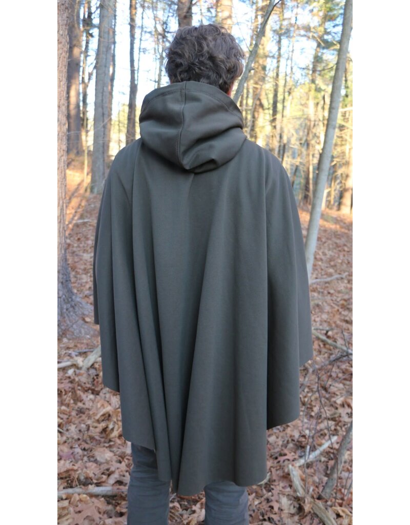 Cloakmakers.com 5510 - Washable Double-Faced Fleece Ruana Ranger Cloak, Water Resistant