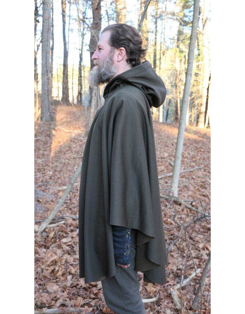 Cloakmakers.com 5510 - Washable Double-Faced Fleece Ruana Ranger Cloak, Water Resistant