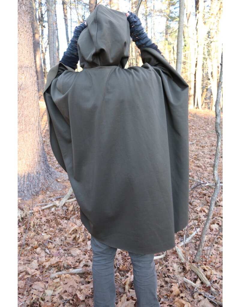 Cloakmakers.com 5510 - Washable Double-Faced Fleece Ruana Ranger Cloak, Water Resistant