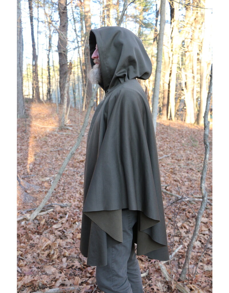 Cloakmakers.com 5510 - Washable Double-Faced Fleece Ruana Ranger Cloak, Water Resistant