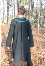 Cloakmakers.com J867 - Black Long-Sleeve Viking Tunic w/ Dragon and Celtic Knot Embroidery
