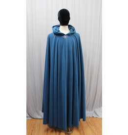 Cloakmakers.com 5518 - Washable Teal Fleece Windpro Full Circle Cloak