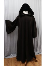 Cloakmakers.com R553-Washable Brown Wool Jedi Robe w/ Pockets