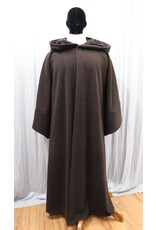 Cloakmakers.com R553-Washable Brown Wool Jedi Robe w/ Pockets