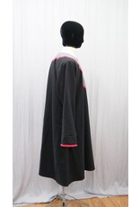 Cloakmakers.com J869 - Black Long Sleeve Viking Tunic w/ Wolves Embroidery