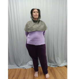 Cloakmakers.com H502-Lightweight Taupe Hooded Cowl