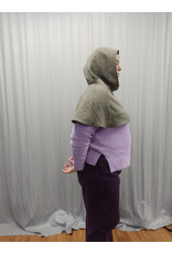 Cloakmakers.com H502-Lightweight Taupe Hooded Cowl