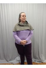 Cloakmakers.com H502-Lightweight Taupe Hooded Cowl