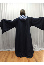 Cloakmakers.com R555-Dark Blue Robe w/ Icy Blue Velvet Hood Lining