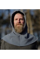 Cloakmakers.com H504-Washable Lavender Wool Hooded Cowl