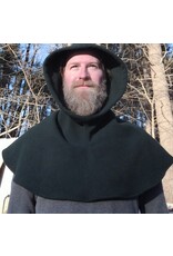 Cloakmakers.com H508-Washable Spruce Blue Wool Blend Hood