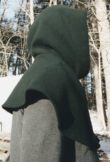 Cloakmakers.com H508-Washable Spruce Blue Wool Blend Hood
