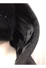 Cloakmakers.com 5607-Washable All Wool Black Cloak w/ Black Hood Lining & Pockets and Turtle Embroidery!