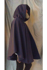 Cloakmakers.com 5620-Dusty Royal Blue Cloak w/ Blue Hood Lining & Pockets