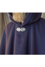 Cloakmakers.com 5620-Dusty Royal Blue Cloak w/ Blue Hood Lining & Pockets