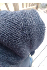 Cloakmakers.com 5626-Washable Thick Grey Herringbone Wool Cloak w/ Pockets