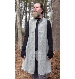 Cloakmakers.com J876-Washable Black & White Faux Snake Skin Vest