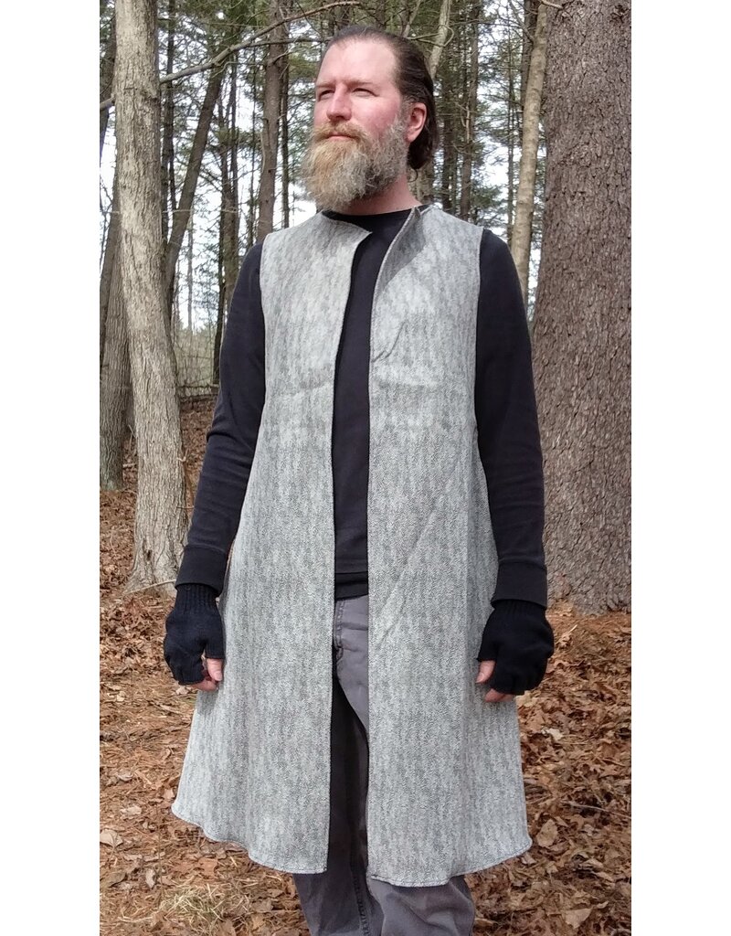 Cloakmakers.com J876-Washable Black & White Faux Snake Skin Vest