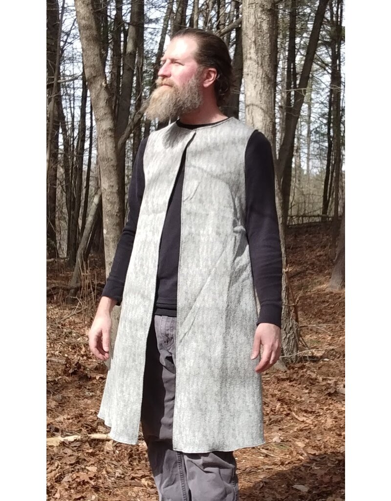 Cloakmakers.com J876-Washable Black & White Faux Snake Skin Vest