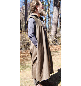 Cloakmakers.com J879-Washable Long Hooded Ranger Vest w/ Pockets
