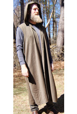 Cloakmakers.com J879-Washable Long Hooded Ranger Vest w/ Pockets
