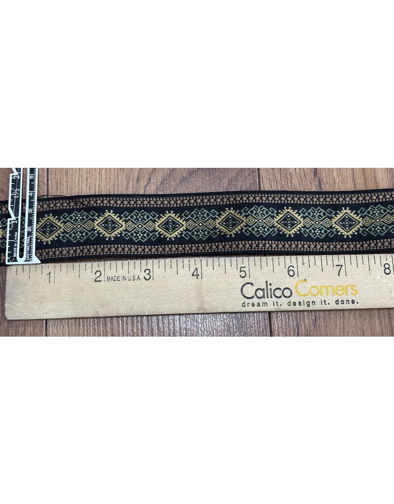 Cloakmakers.com Bordered Diamonds - Tan, Green, and Brown