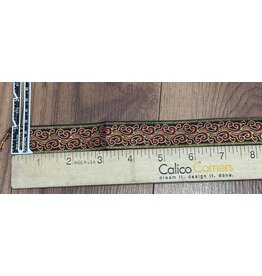 Red Smoke Gold Border