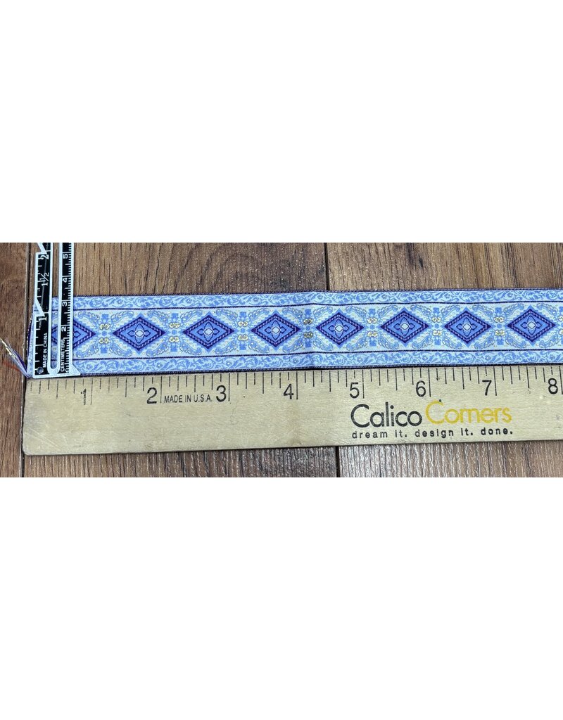 Cloakmakers.com Diamonds Flourish Trim, Purple/Gold