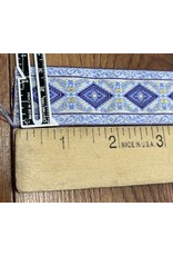 Cloakmakers.com Diamonds Flourish Trim, Purple/Gold