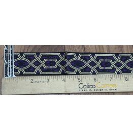 Cloakmakers.com Trellis Trim - Gold w/Purple Flourish, Wide