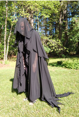 Cloakmakers.com 5685-Lightweight Black Sheer Mourning Cloak
