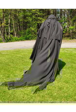 Cloakmakers.com 5685-Lightweight Black Sheer Mourning Cloak