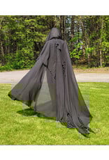 Cloakmakers.com 5685-Lightweight Black Sheer Mourning Cloak
