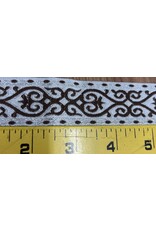 Pictish Hearts - Brown on White