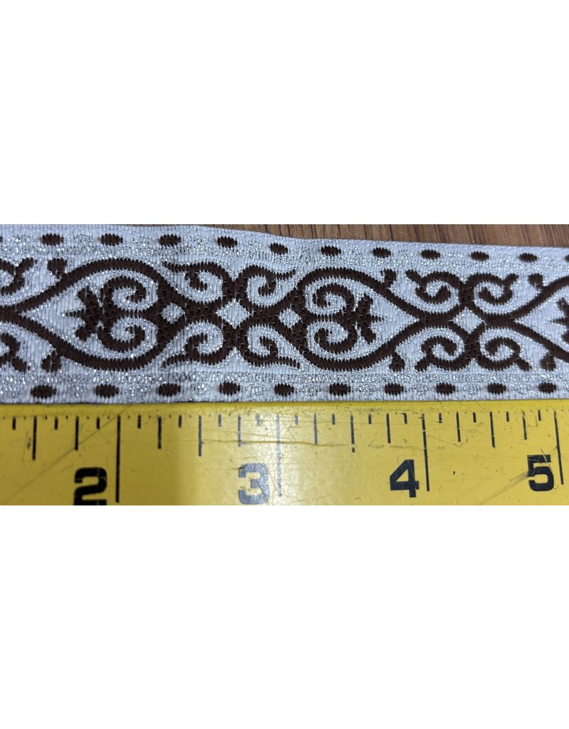 Pictish Hearts - Brown on White